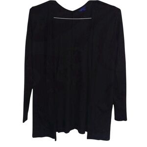 🌹AEROPOSTALE BLACK RIBBED OPEN CARDIGAN